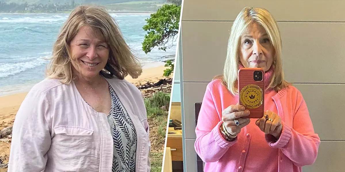 Prima e dopo Patrizia, 58 anni